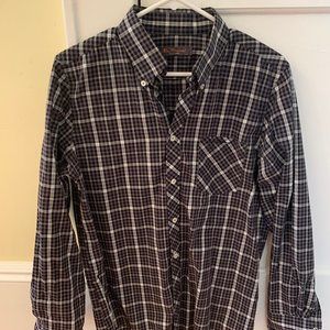BEN SHERMAN Button Down Long Sleeve Shirt MEDIUM